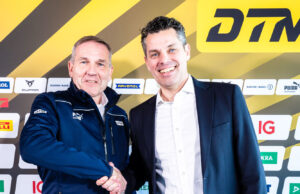 CineStar und DTM verlängern Event-Partnerschaft Thomas Voss mit Michael Strohmenger (von links, Foto: CineStar)