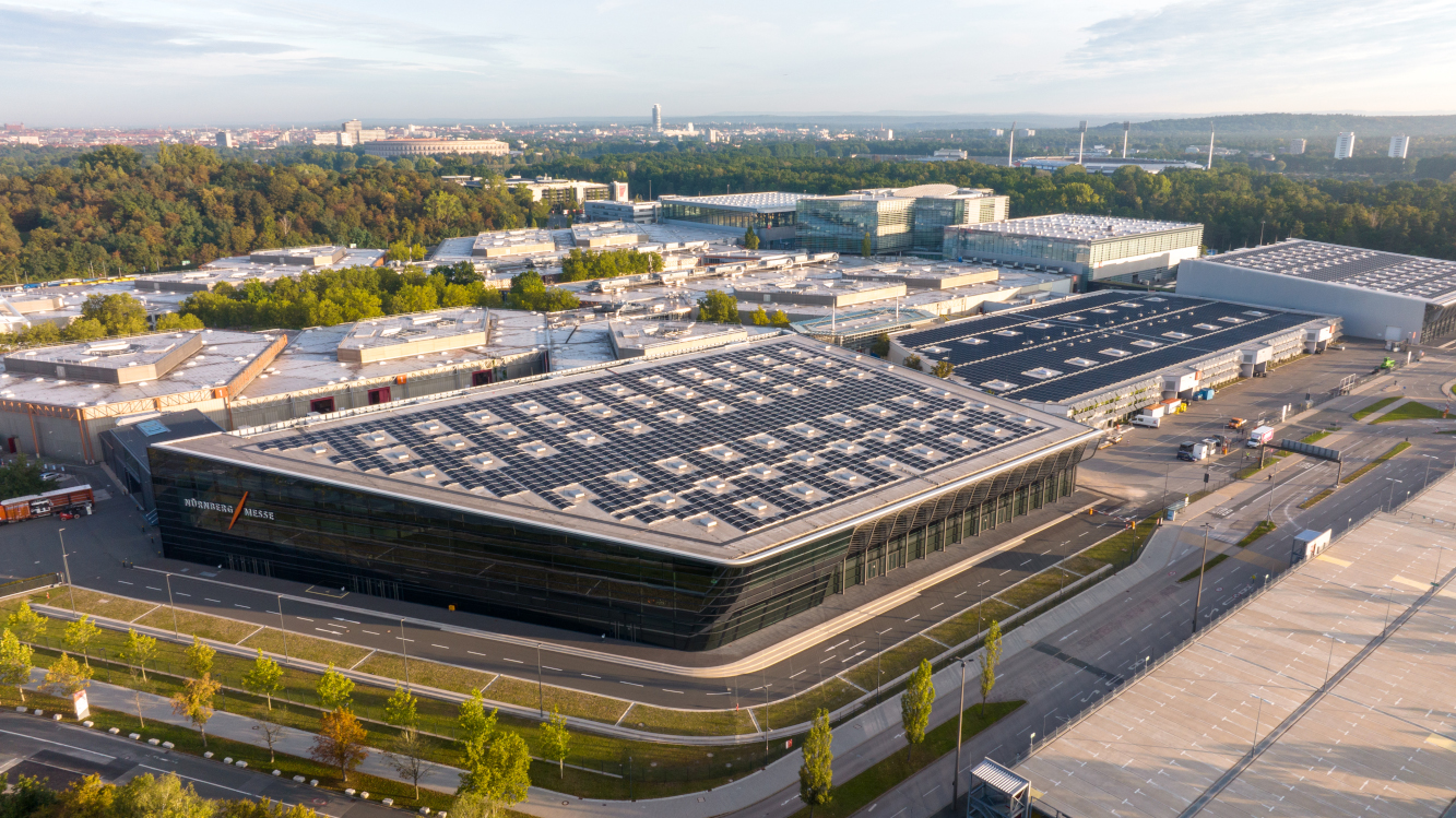 Das Messezentrum Nürnberg (Foto: wdl/NürnbergMesse) Das Messezentrum Nürnberg (Foto: wdl/NürnbergMesse)