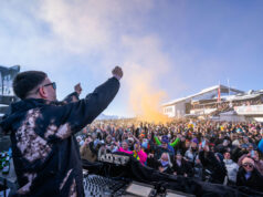 9 Mile Vodka als Sponsor beim Rave on Snow-Festival Das Rave on Snow-Festival in Saalbach-Hinterglemm (Foto: Rave on Snow)