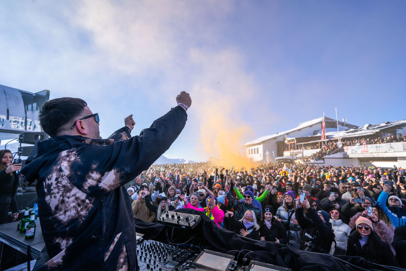 Das Rave on Snow-Festival in Saalbach-Hinterglemm (Foto: Rave on Snow) Das Rave on Snow-Festival in Saalbach-Hinterglemm (Foto: Rave on Snow)