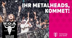 Neuer Wacken-Event: Telekom präsentiert W:O:A Holy Night Visual zur Premiere des W:O:A Holy Night (Foto: Deutsche Telekom)