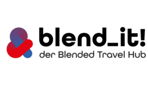 GCB und VDR starten zentrale Plattform für Blended Travel Logo der Blended-Travel-Initiative blend_it! (Foto: GCB/VDR)