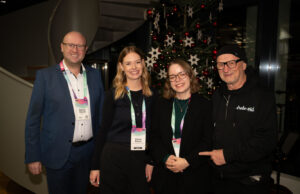 13. Messe-Impuls-Preis in Münster verliehen Henning Könicke, Kathrin Kieferle, Leandra Engels und Titus Dittmann (von links, Foto: Nico Herzog/FAMA)
