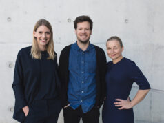 RCKT realisiert Deutschland-Auftritt bei der VivaTech 2026 Lisa Teicher, Nils Seger und Karolin Hewelt (von links, Foto: Dentsu Germany)