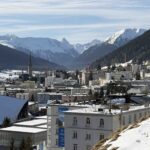 View on Davos during WEF