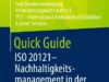 Neues Praxisbuch für nachhaltiges Veranstaltungsmanagement Neues Praxisbuch für nachhaltiges Veranstaltungsmanagement (Cover: Springer Gabler Verlag)