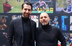 Jonas Boldt wird Senior Advisor bei projectFive Jonas Boldt mit Marc Kosicke (von links, Foto: Sportfive)