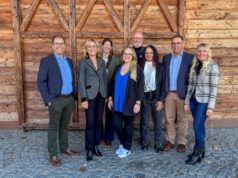 Interforst geht 2026 mit neuem Messeteam an den Start Falk Senger (Messe München) mit Petra Westphal, Anita Mayr, Jasmin Regiert, Ralf Dreeke, Daniela Bohrer-Glas, Gert Unterreiner und Cornelia Lutz (Messe München) (von links, Foto: Messe München)