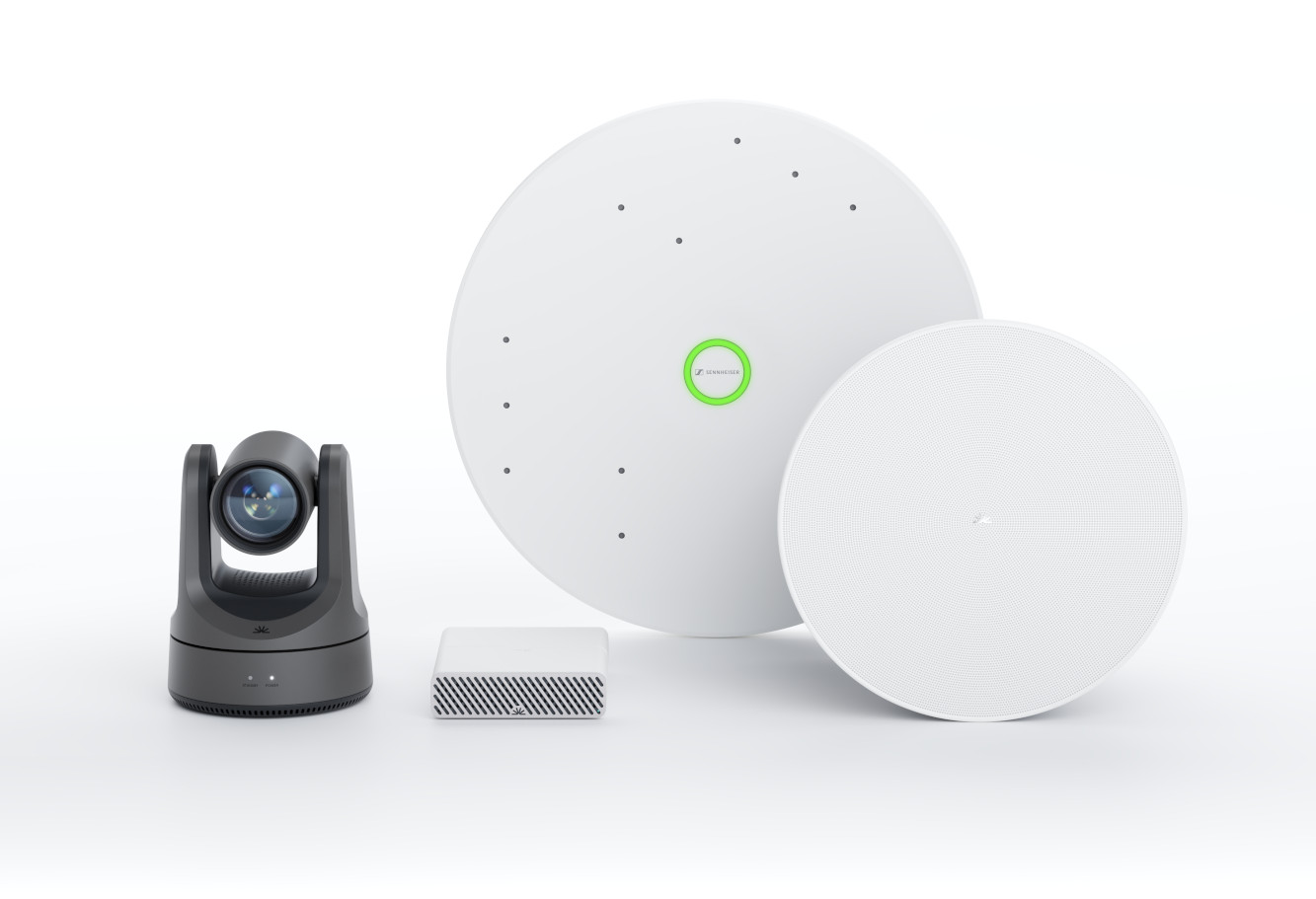 Neue Konferenzraum-Kits von Pleneo und Sennheiser (Fotos: Sennheiser) Neue Konferenzraum-Kits von Pleneo und Sennheiser (Fotos: Sennheiser)