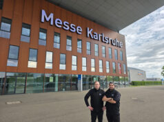 Messe Karlsruhe: Verstärkung für Gaul Catering Sven Christian Hoffmann und Corbin Jeschkeit (von links, Foto: Messe Karlsruhe)