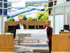 Westfalenhallen starten größtes Infrastrukturprojekt ihrer Geschichte Alexander Kalouti und Sabine Loos bei der Vorstellung des Projekts (Fotos: Westfalenhallen Unternehmensgruppe)