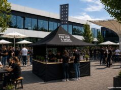 b&b group liefert flexible Outdoor-Setups für Events