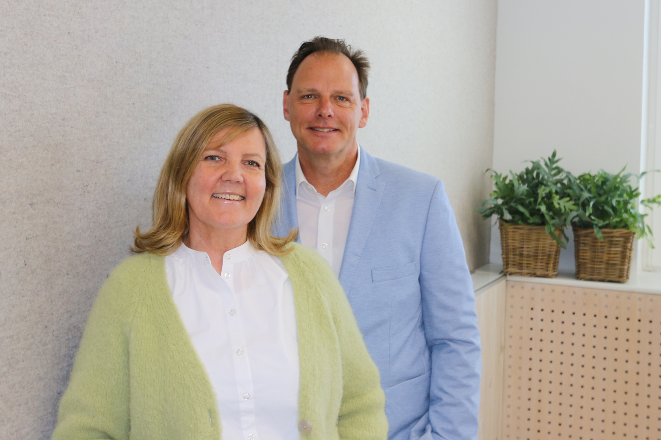 Sabine Lewin mit Peter Bergleiter (Foto: Preuss Messe) Sabine Lewin mit Peter Bergleiter (Foto: Preuss Messe)