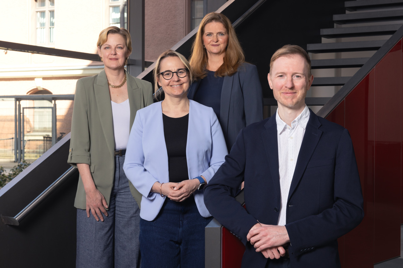 Miranda Meier, Susanne Schreiber, Katharina Zierenberg und Tobias Maul (von links, Foto: visitBerlin/Marco Armborst) Miranda Meier, Susanne Schreiber, Katharina Zierenberg und Tobias Maul (von links, Foto: visitBerlin/Marco Armborst)