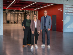 Messe Luzern: Neue Geschäftsleitung ab Oktober komplett Noëlle Bucher, Fabienne Meyerhans uns Silvan Auf der Maur (von links, Foto: arnet fotografik, Christoph Arnet)