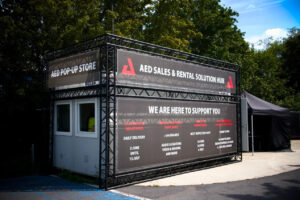 AED Pop-up Store & Rental Hub beim Tomorrowland (Fotos: AED group)
