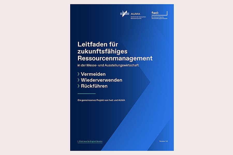 Cover des neuen Leitfadens von AUMA und fwd: (Grafik: AUMA/fwd:) Cover des neuen Leitfadens von AUMA und fwd: (Grafik: AUMA/fwd:)