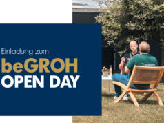 Messestände mit beMatrix: beGroh Open Day am 19. August Groh-P.A. lädt am 19. August zum beGroh Open Day (Foto: Groh-P.A.)