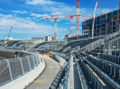 Nüssli unterstützt Formel 1-Rennen mit Temporärbauten Nüssli mit temporären Eventbauten für die Formel 1 in Madrid (Fotos: Nüssli)