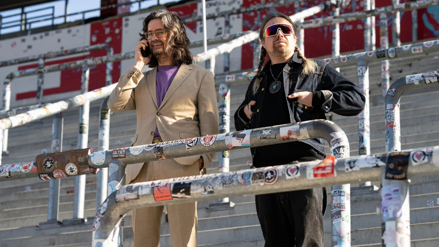 Martin Drust mit Philipp Feit im Millerntor-Stadion (von links, Foto: FC St. Pauli/Stefan Trocha) Martin Drust mit Philipp Feit im Millerntor-Stadion (von links, Foto: FC St. Pauli/Stefan Trocha)