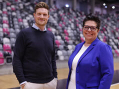 Telekom Dome Bonn treibt Event-Geschäft voran Frederik Buballa und Annette Röttgen (Foto: Jörn Wolter)