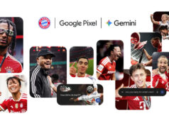 Google Pixel und Gemini sind Partner des FC Bayern München (Grafik: Google)