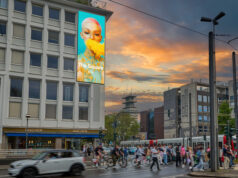 The Square: Ströer und blowUp mit neuem Premium-Screen in Köln Geplanter Screen „The Square“ in Köln (Rendering: Ströer)