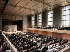 MVGM übernimmt wieder den Betrieb der Magdeburger Stadthalle So könnte der Große Saal der Stadthalle Magdeburg aussehen (Rendering: gmp Architekten)