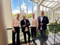 conneccted zieht um und verstärkt Geschäftsführung Christiane Blaeser, Dennis Conrads, Lukas Mahlke und Jan Mewes (von links, Foto: conneccted: Events & Live Marketing)