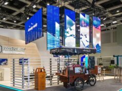 Warum Isingermerz beim Messebau auf LED-Mesh-Panels setzt