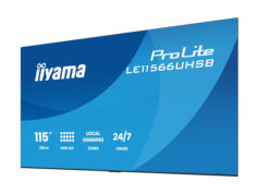iiyama stellt neues Großformatdisplay für den Businessbereich vor Neues Display LE11566UHSB-B1AG (Foto: iiyama)