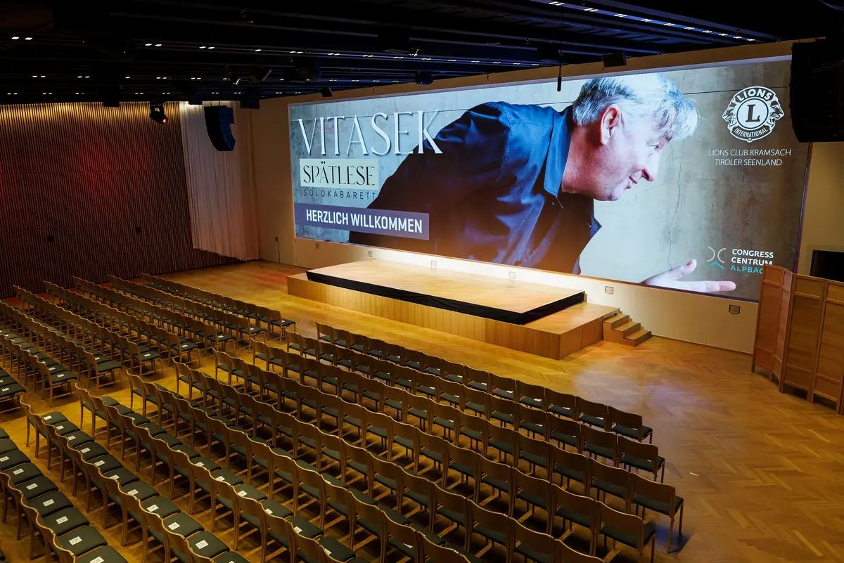 Neue LED-Wall (Foto: Congress Centrum Alpach) Neue LED-Wall (Foto: Congress Centrum Alpach)