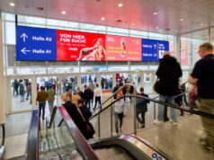 Neues LED-Großdisplay begrüßt Hamburg Messe-Besucher Neues Unilumin-Display bei der Hamburg Messe (Foto: Hamburg Messe und Congress/Rolf Otzipka)